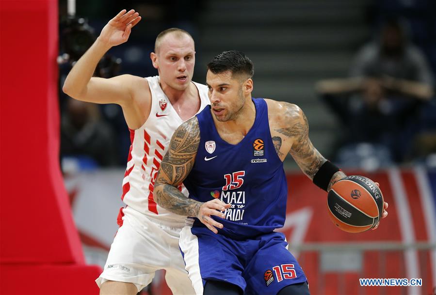 (SP)SERBIA-BELGRADE-BASKETBALL-EUROLEAGUE-CRVENA ZVEZDA VS OLYMPIACOS