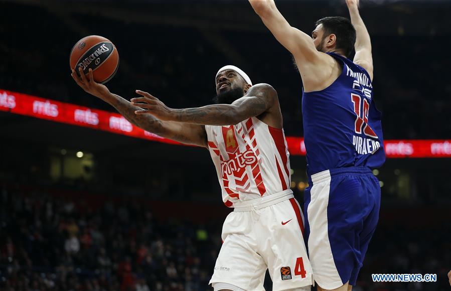 (SP)SERBIA-BELGRADE-BASKETBALL-EUROLEAGUE-CRVENA ZVEZDA VS OLYMPIACOS