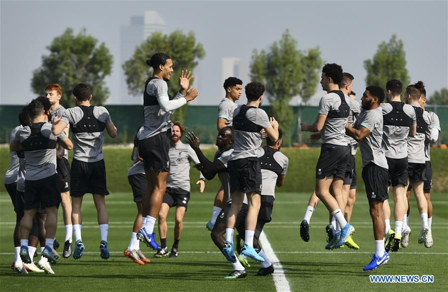 (SP)QATAR-DOHA-FIFA CLUB-WORLD CUP-LIVERPOOL-TRAINING