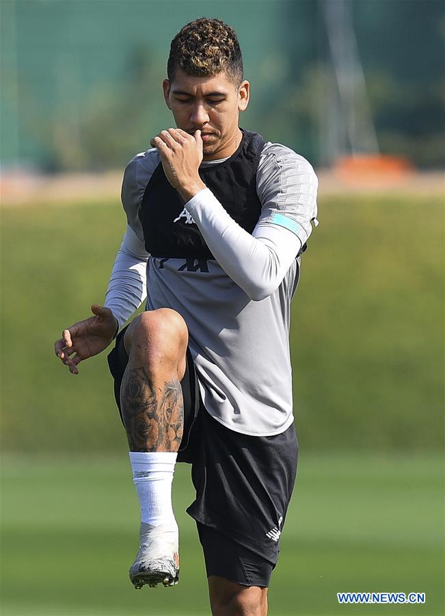 (SP)QATAR-DOHA-FIFA CLUB-WORLD CUP-LIVERPOOL-TRAINING