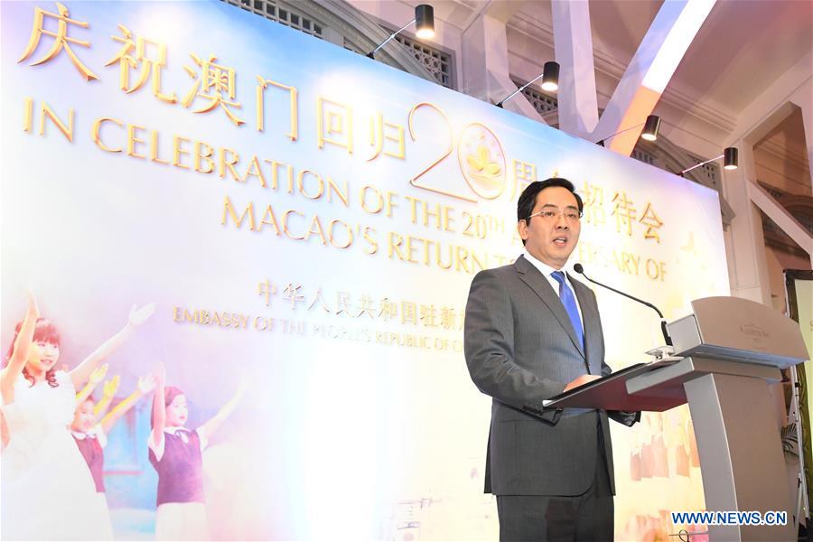 OVERSEAS CHINESE EMBASSY AND CONSULATE-MACAO'S RETURN-20TH ANNIVERSARY-CELEBRATION 