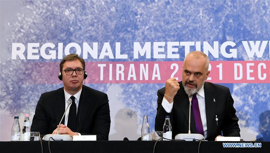 ALBANIA-TIRANA-WESTERN BALKANS-REGIONAL MEETING 