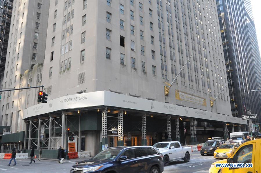 U.S.-NEW YORK-WALDORF ASTORIA-RESIDENTS OWNERSHIP