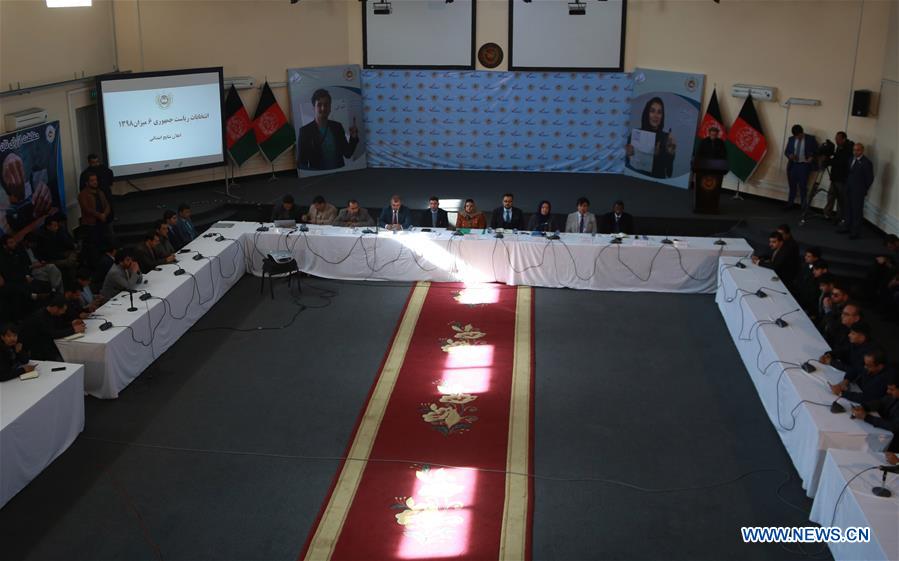 AFGHANISTAN-KABUL-ELECTION-PRESS CONFERENCE