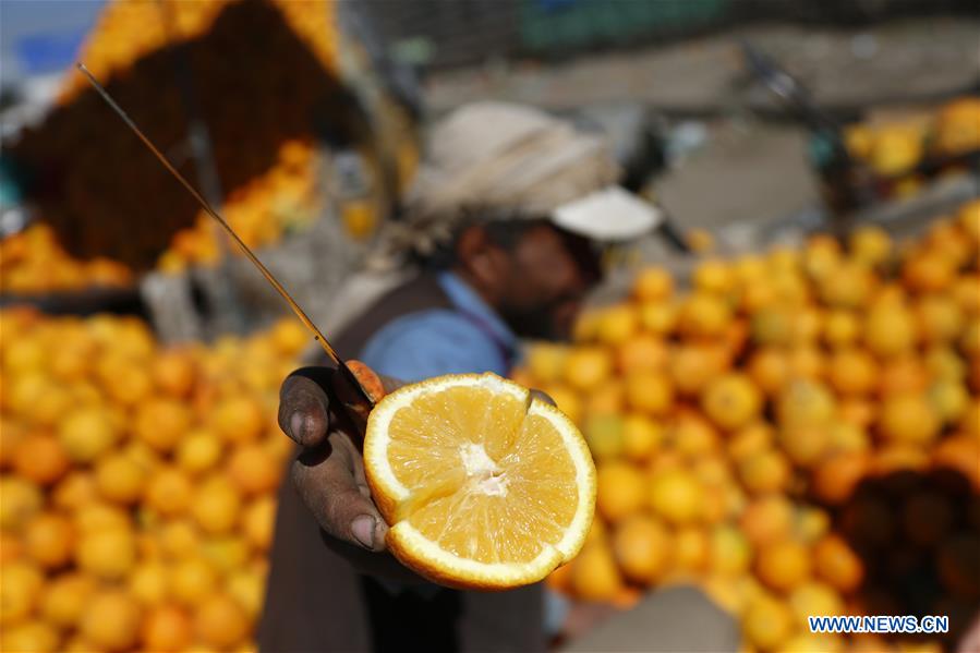 YEMEN-SANAA-DAILY LIFE-ORANGE