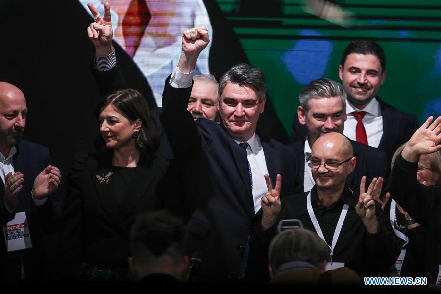 CROATIA-ZAGREB-PRESIDENTIAL ELECTION-FIRST ROUND-ZORAN MILANOVIC