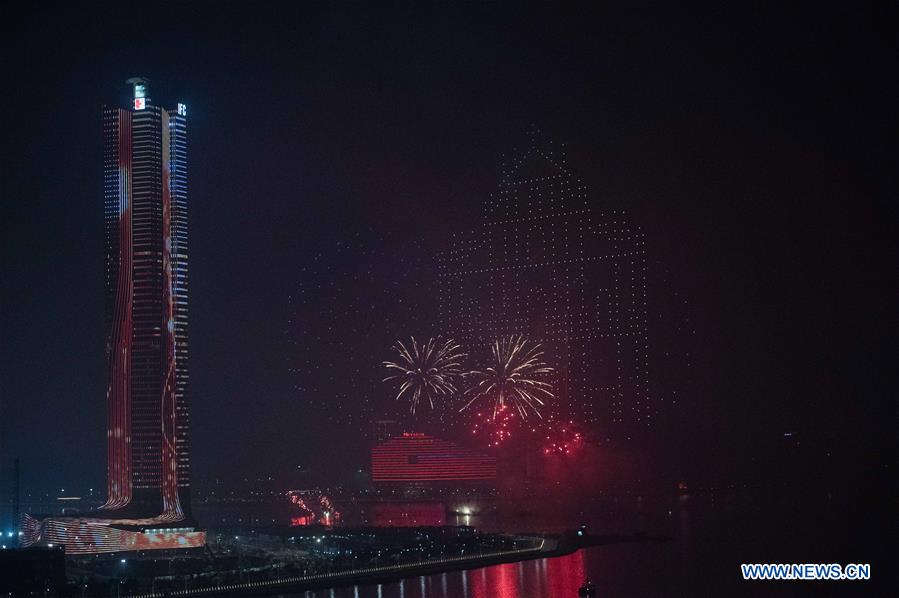 CHINA-MACAO-20TH ANNIVERSARY-RETURN TO MOTHERLAND-FIREWORKS (CN)