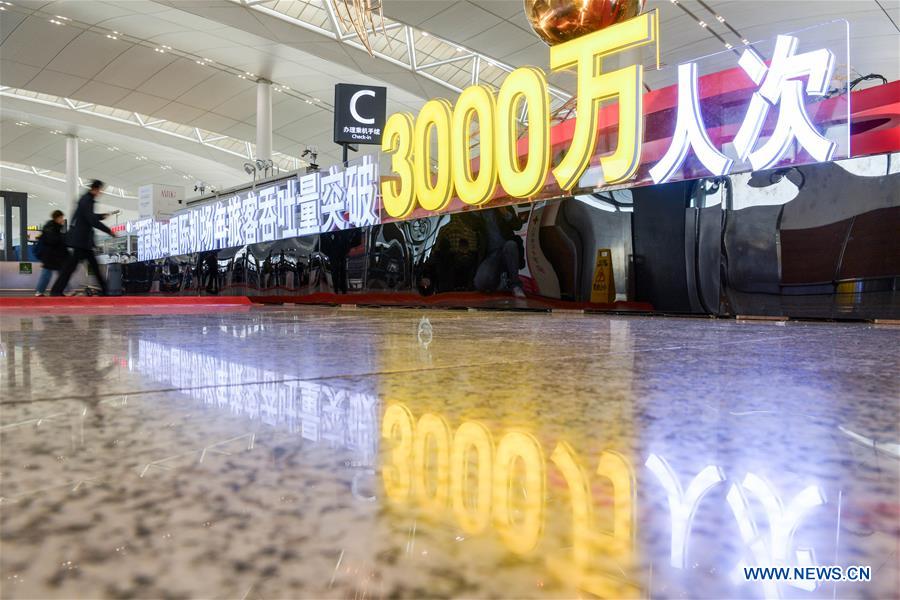 CHINA-JIANGSU-NANJING-LUKOU INT'L AIRPORT-PASSENGER THROUGHPUT (CN)