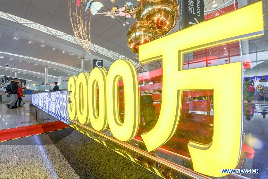 CHINA-JIANGSU-NANJING-LUKOU INT'L AIRPORT-PASSENGER THROUGHPUT (CN)