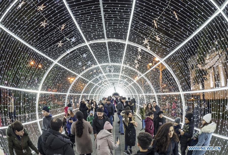 AZERBAIJAN-BAKU-HOLIDAY DECORATION