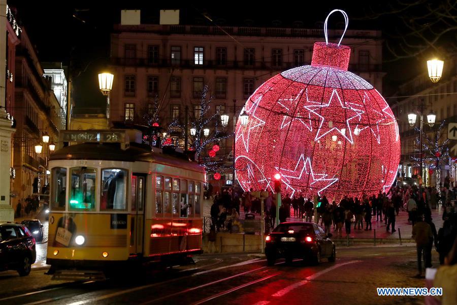 PORTUGAL-LISBON-CHRISTMAS SEASON-DECORATION