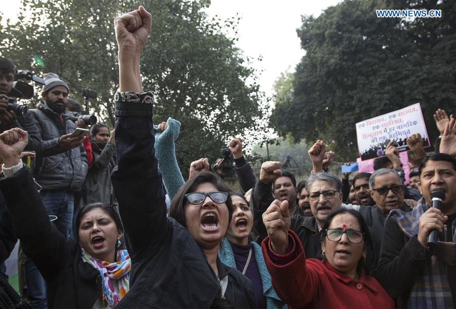 INDIA-NEW DELHI-CITIZENSHIP LAW-PROTESTS