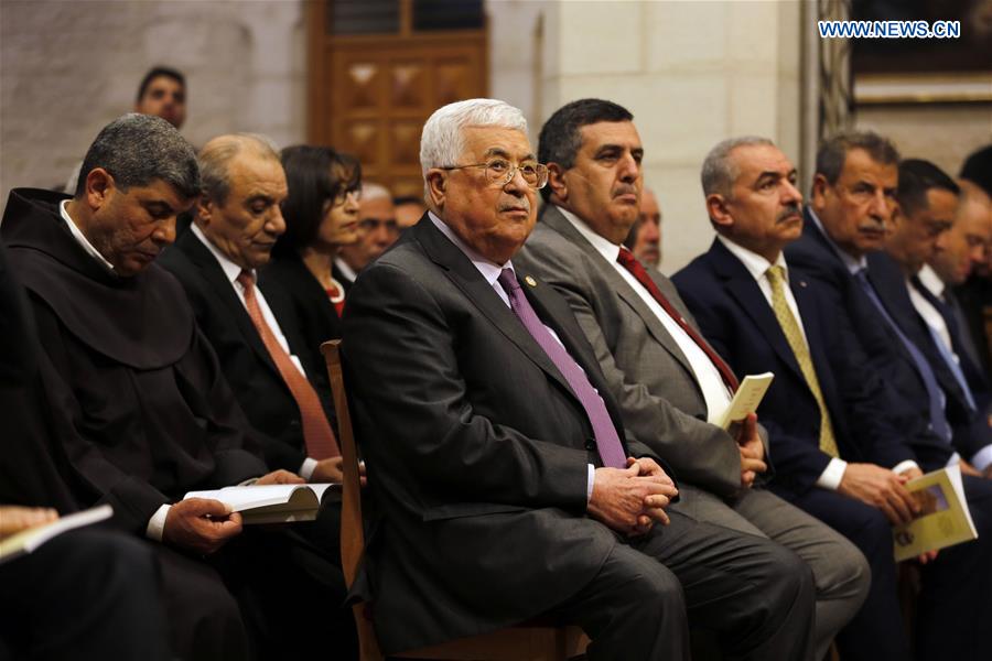 MIDEAST-BETHLEHEM-CHRISTMAS MIDNIGHT MASS