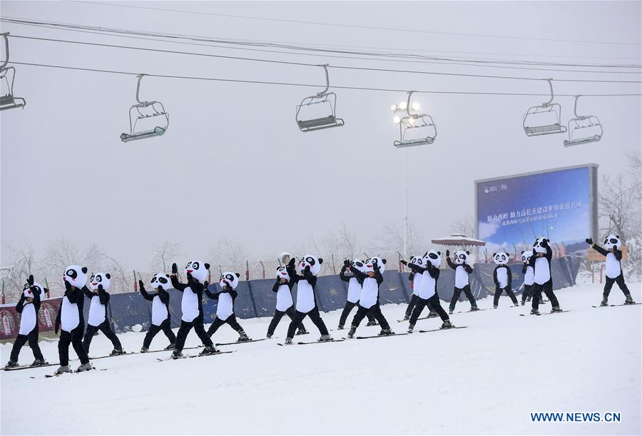 CHINA-SICHUAN-XILING SNOW MOUNTAIN-ICE AND SNOW FESTIVAL (CN)