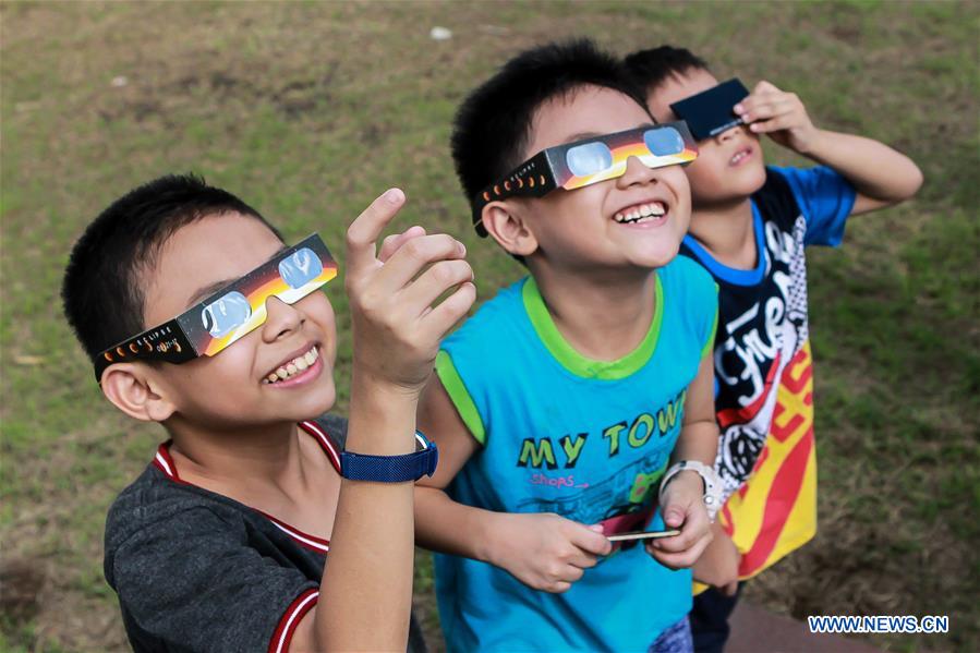 PHILIPPINES-QUEZON CITY-PARTIAL SOLAR ECLIPSE
