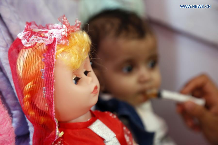 YEMEN-SANAA-CHILDREN-MALNUTRITION-HUMANITARIAN ASSISTANCE