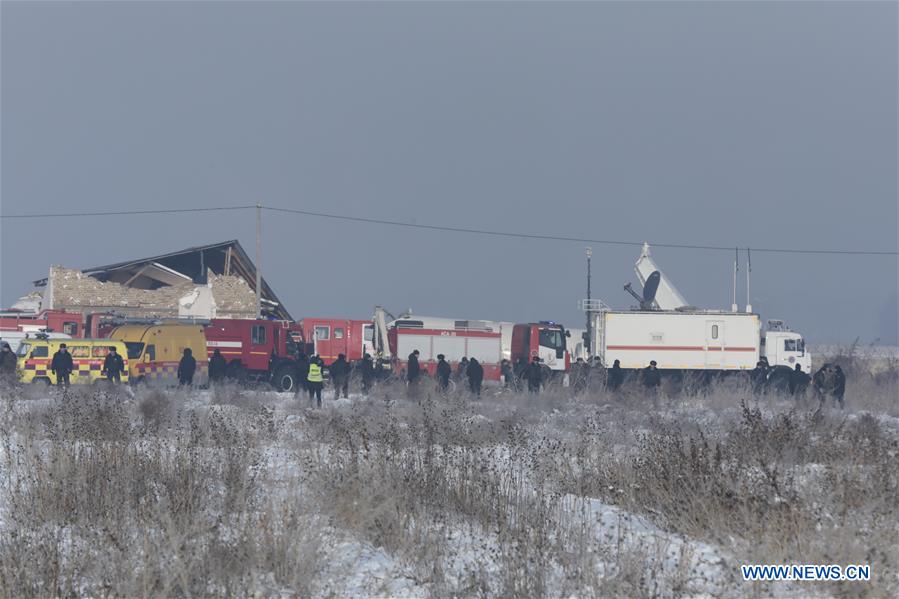 (SPOT NEWS)KAZAKHSTAN-ALMATY-AIRPLANE CRASH-DEATH TOLL