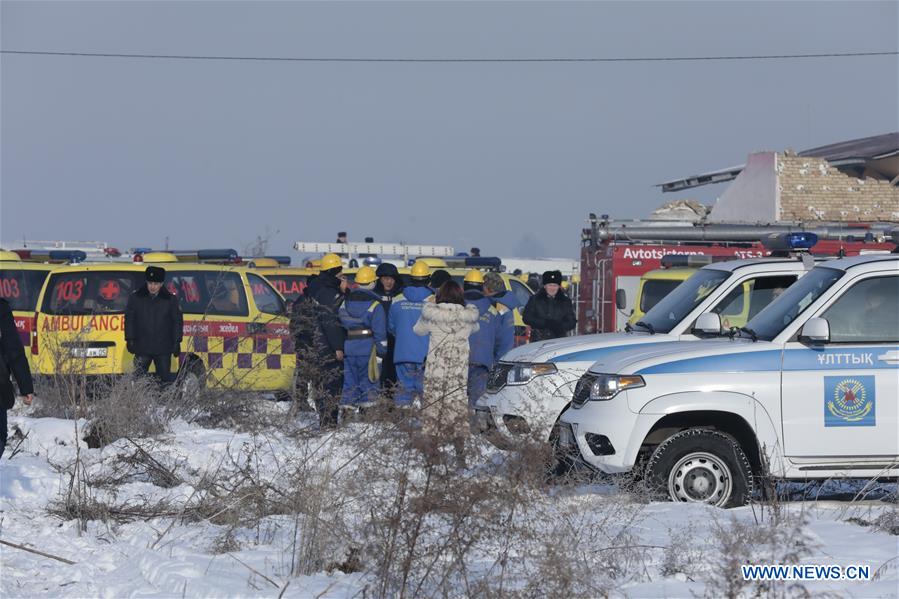 (SPOT NEWS)KAZAKHSTAN-ALMATY-AIRPLANE CRASH-DEATH TOLL