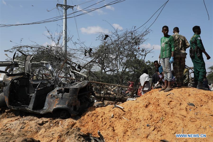 (SPOT NEWS)SOMALIA-MOGADISHU-SUICIDE BOMBING