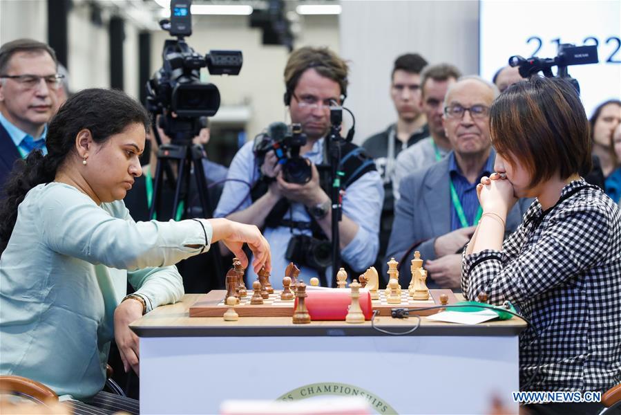 (SP)RUSSIA-MOSCOW-CHESS-KING SALMAN WORLD WOMEN RAPID CHAMPIONSHIP