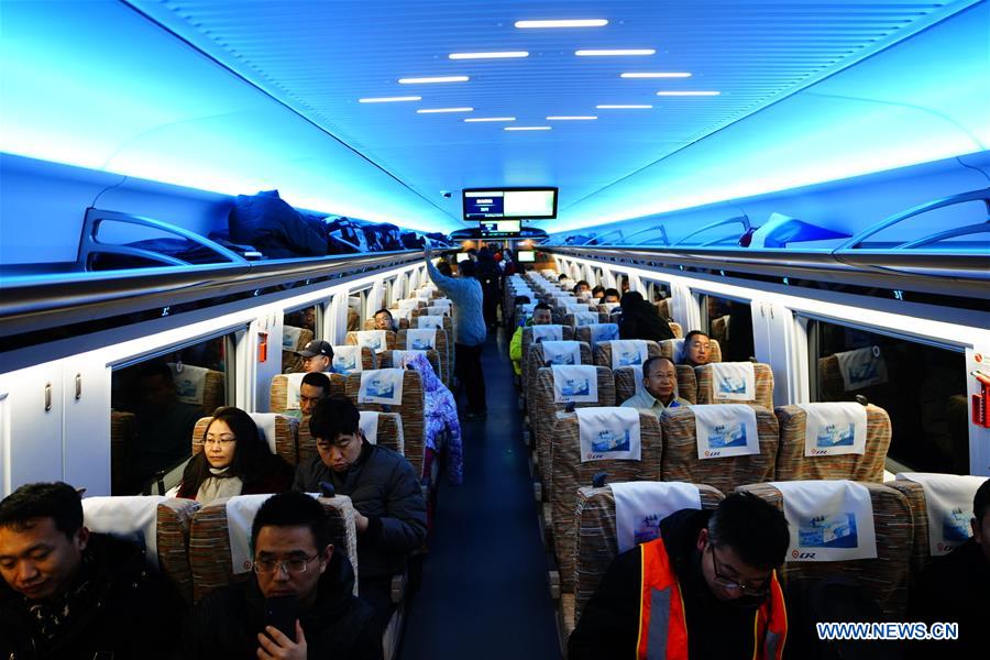 CHINA-BEIJING-ZHANGJIAKOU-HIGH-SPEED RAILWAY-OPENING (CN)