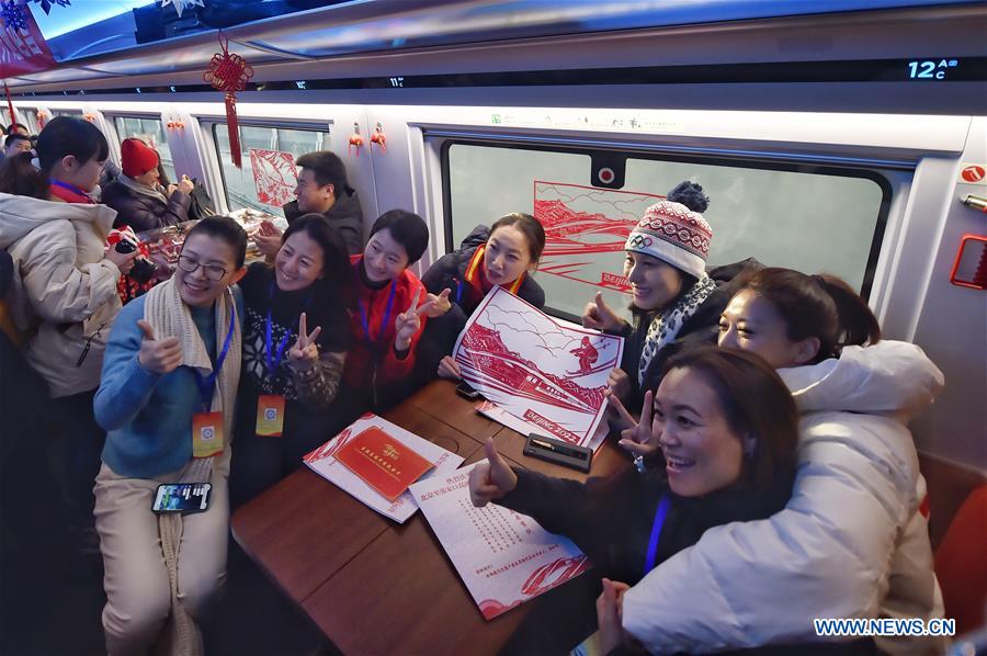 CHINA-BEIJING-ZHANGJIAKOU-HIGH-SPEED RAILWAY-OPENING (CN)