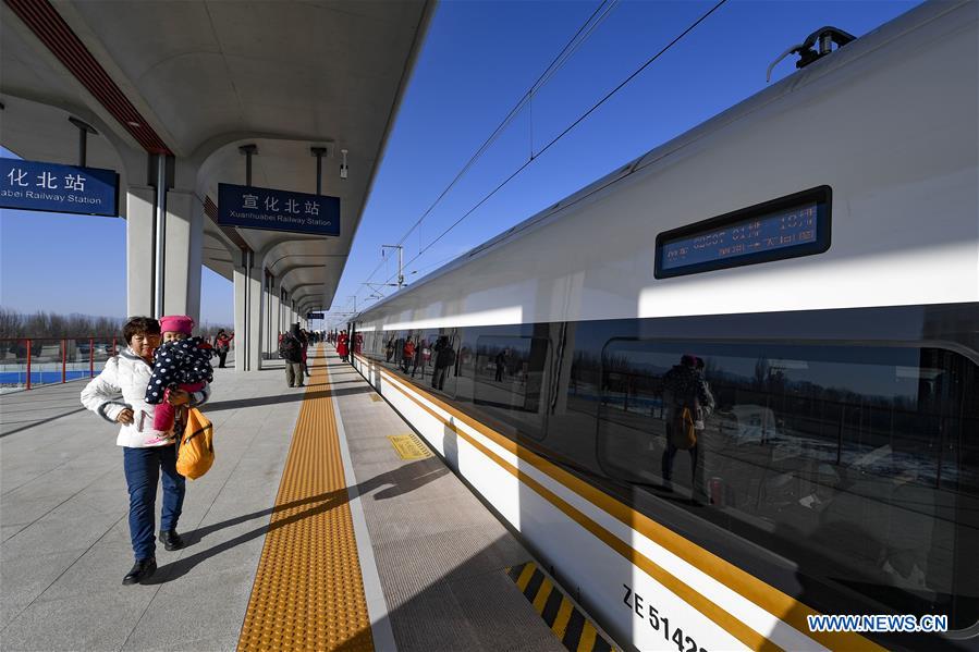 CHINA-BEIJING-ZHANGJIAKOU-HIGH-SPEED RAILWAY-OPENING (CN)