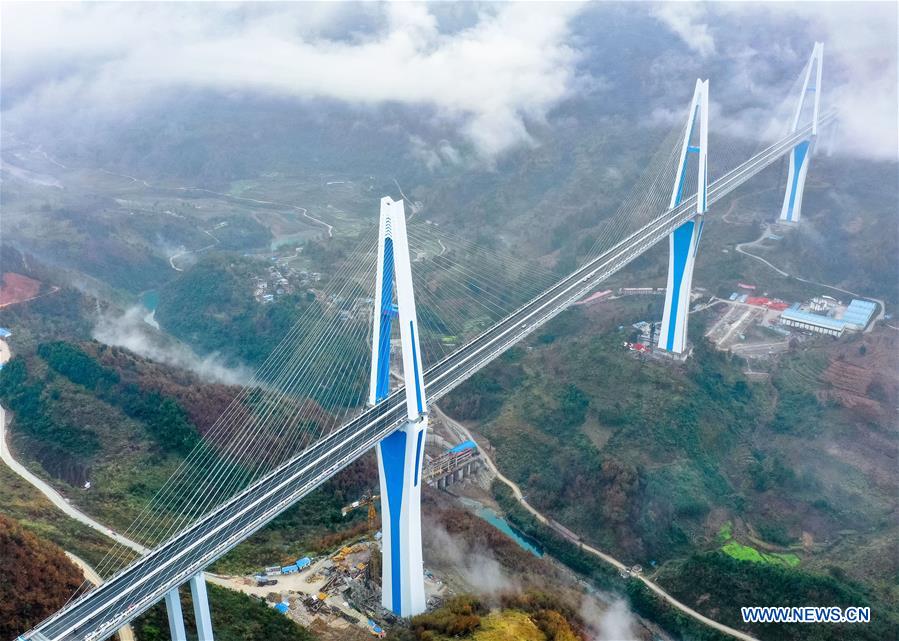 CHINA-GUIZHOU-PINGTANG-MEGA BRIDGE-OPENING TO TRAFFIC(CN)