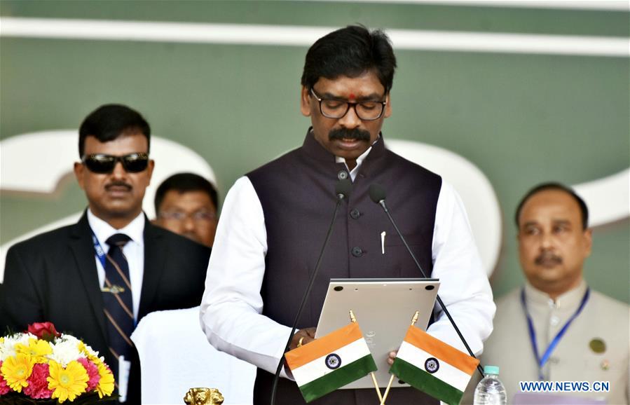 INDIA-RANCHI-CHIEF MINISTER-SWEARING IN