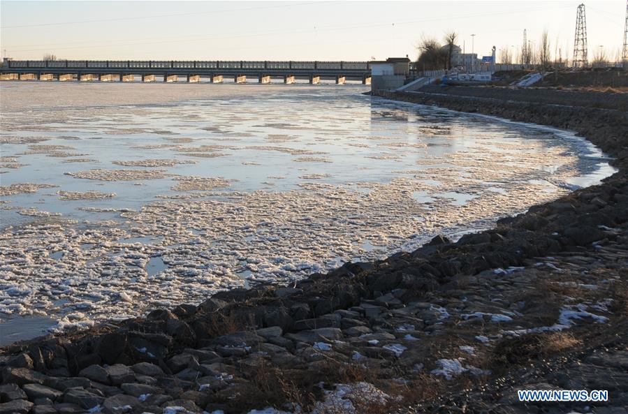 CHINA-INNER MONGOLIA-YELLOW RIVER-ICE FLOW(CN)