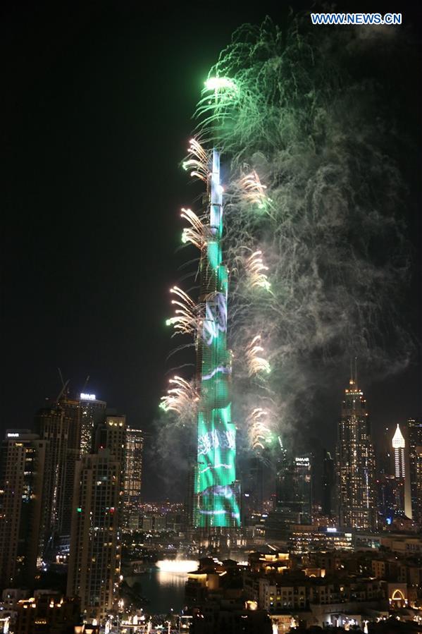 UAE-DUBAI-BURJ KHALIFA-NEW YEAR CELEBRATION