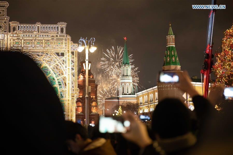 RUSSIA-MOSCOW-NEW YEAR-CELEBRATION
