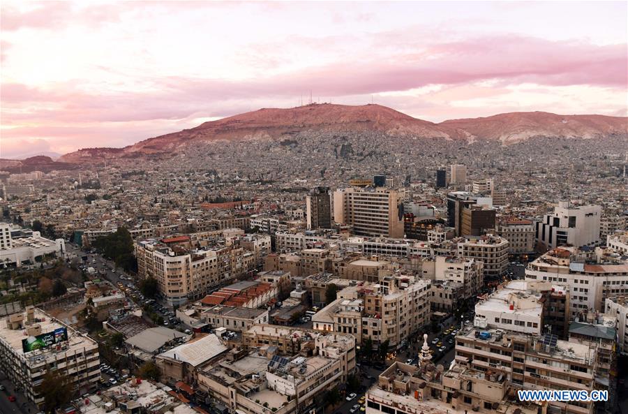 SYRIA-DAMASCUS-LAST SUNSET-2019