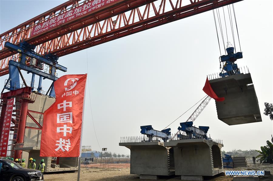 BANGLADESH-DHAKA-CHINA-CREC-ELEVATED-RAILWAY-INSTALLATION