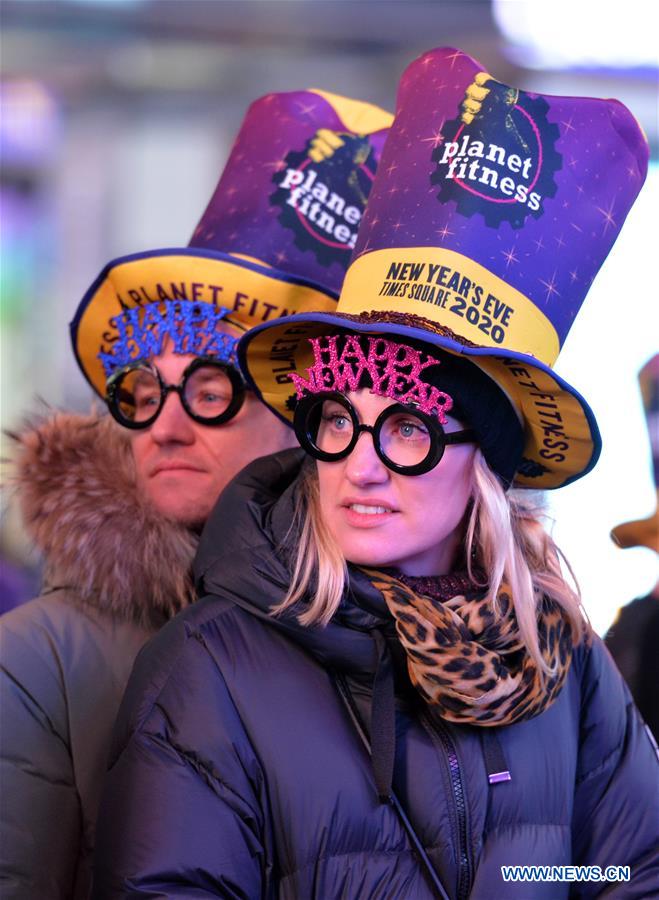 U.S.-NEW YORK-NEW YEAR-CELEBRATION