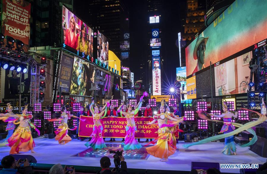 U.S.-NEW YORK-NEW YEAR-CELEBRATION