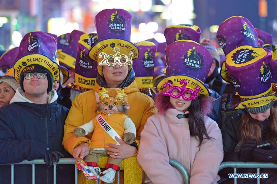 U.S.-NEW YORK-NEW YEAR-CELEBRATION