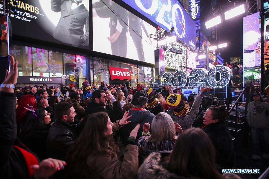U.S.-NEW YORK-NEW YEAR-CELEBRATION