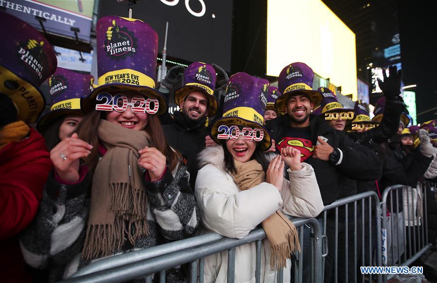 U.S.-NEW YORK-NEW YEAR-CELEBRATION