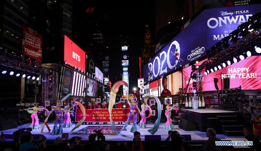 U.S.-NEW YORK-NEW YEAR-CELEBRATION
