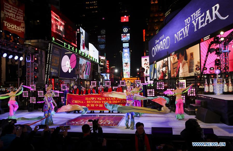 U.S.-NEW YORK-NEW YEAR-CELEBRATION