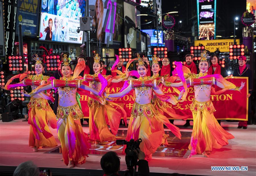 U.S.-NEW YORK-NEW YEAR-CELEBRATION