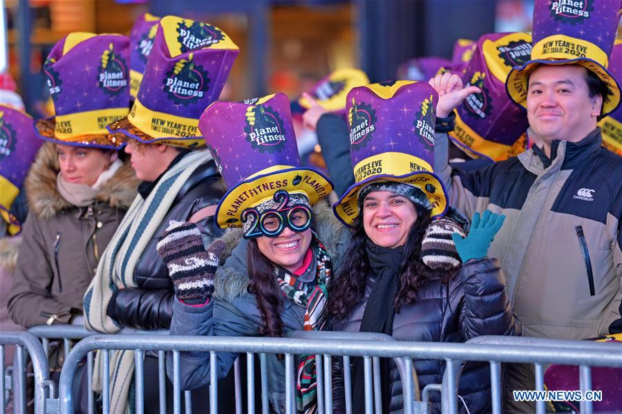 U.S.-NEW YORK-NEW YEAR-CELEBRATION