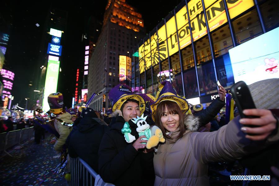 U.S.-NEW YORK-NEW YEAR-CELEBRATION