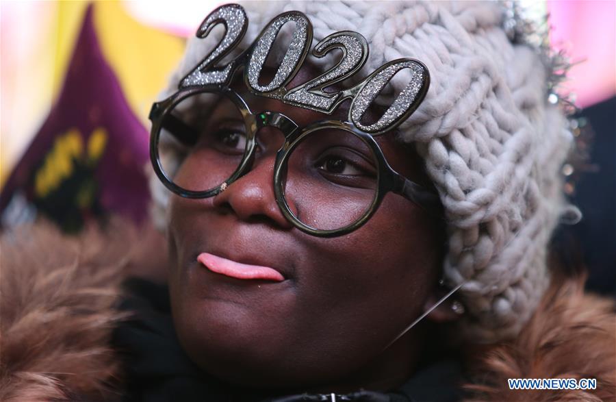 U.S.-NEW YORK-TIMES SQUARE-NEW YEAR-CELEBRATION