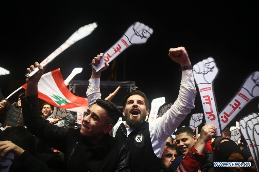 LEBANON-BEIRUT-NEW YEAR-CELEBRATION