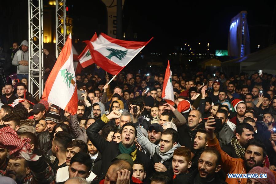 LEBANON-BEIRUT-NEW YEAR-CELEBRATION