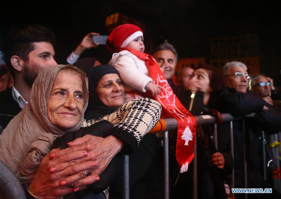 LEBANON-BEIRUT-NEW YEAR-CELEBRATION