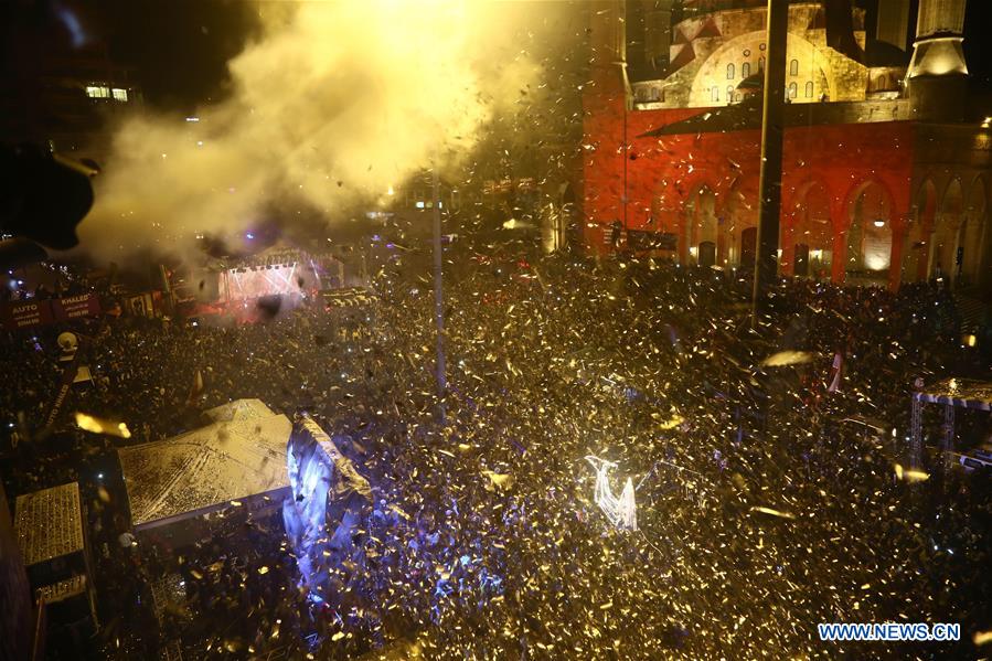 LEBANON-BEIRUT-NEW YEAR-CELEBRATION