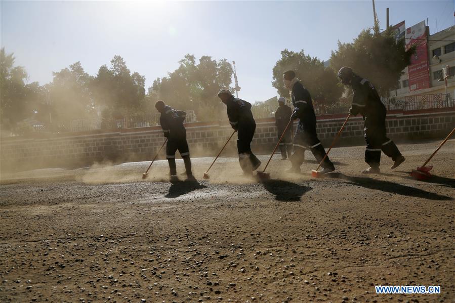 YEMEN-SANAA-NEW YEAR-CLEANING CAMPAIGN
